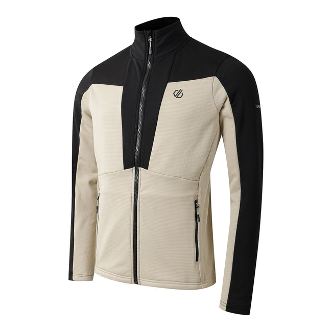Abbeystone-Black - Side - Dare 2B Mens Substratum IV Core Stretch Midlayer