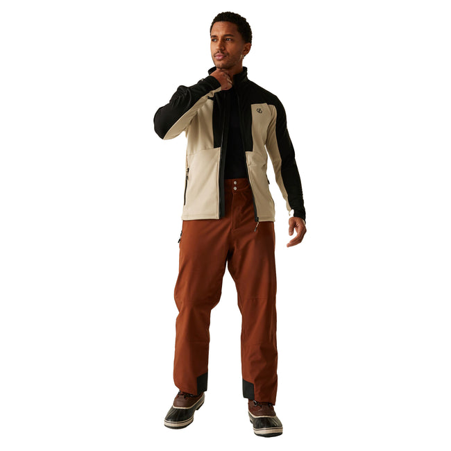 Abbeystone-Black - Pack Shot - Dare 2B Mens Substratum IV Core Stretch Midlayer