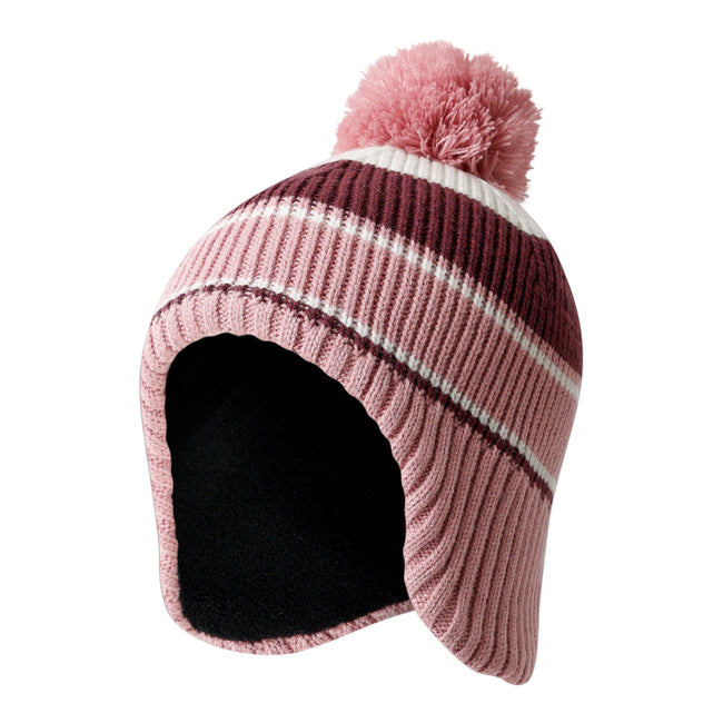 Fig-Lilas - Front - Dare 2B Childrens-Kids Ellmau Ear Flaps Beanie