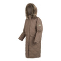 Mocha - Side - Regatta Womens-Ladies Freyla Padded Jacket