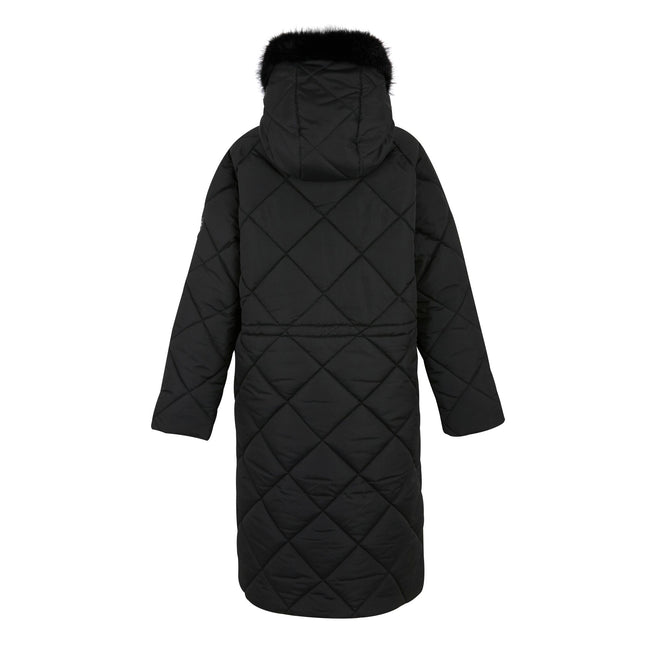 Black - Back - Regatta Womens-Ladies Freyla Padded Jacket