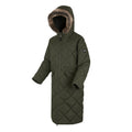 Dark Khaki - Side - Regatta Womens-Ladies Freyla Padded Jacket