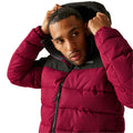 Dark Maroon - Side - Regatta Mens Aldthorn Padded Jacket