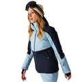 Navy - Lifestyle - Dare 2B Womens-Ladies Flurry II Waterproof Ski Jacket