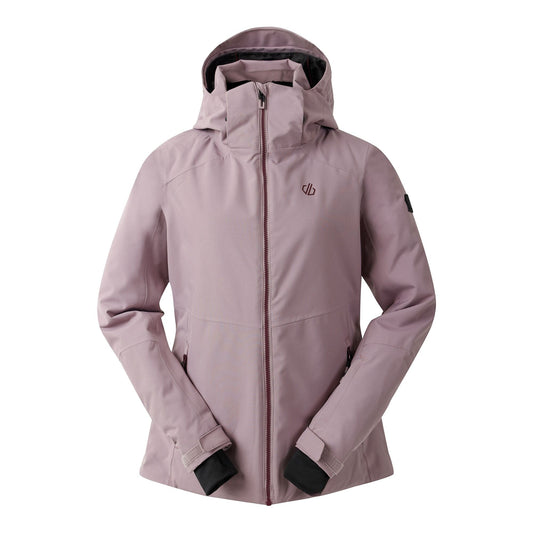 Pale Pink - Front - Dare 2B Womens-Ladies Flurry II Waterproof Ski Jacket