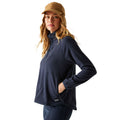 Navy - Lifestyle - Regatta Womens-Ladies Frankie Quarter Zip Fleece Top