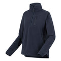 Navy - Side - Regatta Womens-Ladies Frankie Quarter Zip Fleece Top