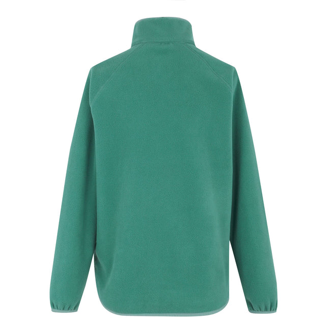 Spruce Green - Back - Regatta Womens-Ladies Frankie Quarter Zip Fleece Top