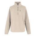 Light Vanilla - Front - Regatta Womens-Ladies Frankie Quarter Zip Fleece Top