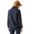 Navy - Pack Shot - Regatta Womens-Ladies Frankie Quarter Zip Fleece Top