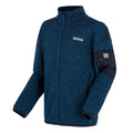 Snorkel Blue-Navy - Side - Regatta Childrens-Kids Newhill Full Zip Fleece Jacket