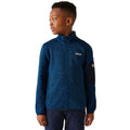 Snorkel Blue-Navy - Lifestyle - Regatta Childrens-Kids Newhill Full Zip Fleece Jacket