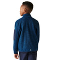 Snorkel Blue-Navy - Pack Shot - Regatta Childrens-Kids Newhill Full Zip Fleece Jacket