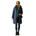 Navy - Close up - Regatta Womens-Ladies Anita Padded Jacket