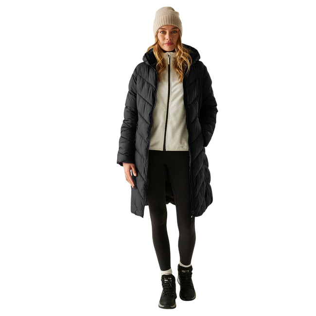 Black - Close up - Regatta Womens-Ladies Anita Padded Jacket