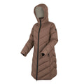 Brown - Side - Regatta Womens-Ladies Anita Padded Jacket