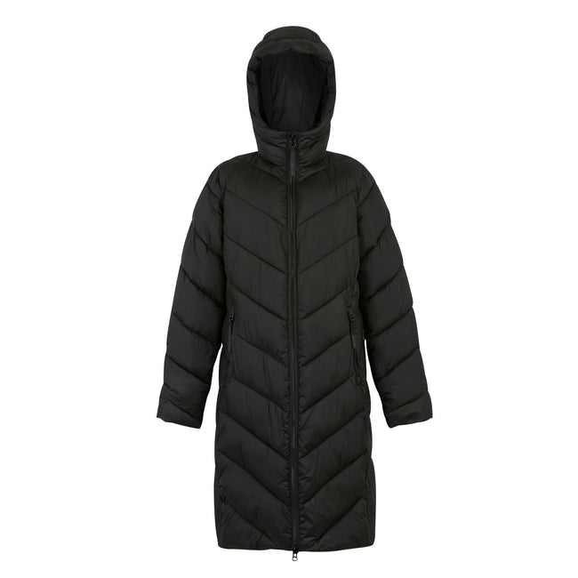 Black - Front - Regatta Womens-Ladies Anita Padded Jacket