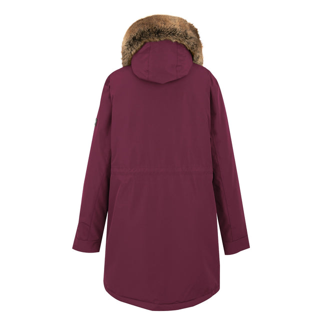 Fig-Dark Cerise - Back - Regatta Womens-Ladies Sabinka Insulated Waterproof Jacket
