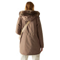 Mocha-Cocoa - Pack Shot - Regatta Womens-Ladies Sabinka Insulated Waterproof Jacket