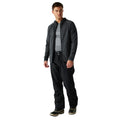 Black - Close up - Dare 2B Mens Assimilate III Core Stretch Midlayer