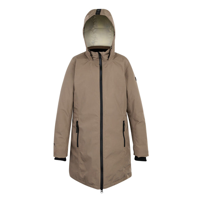 Mocha - Front - Regatta Womens-Ladies Marron Insulated Waterproof Jacket