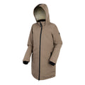 Mocha - Side - Regatta Womens-Ladies Marron Insulated Waterproof Jacket