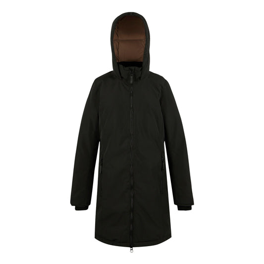 Black - Front - Regatta Womens-Ladies Marron Insulated Waterproof Jacket