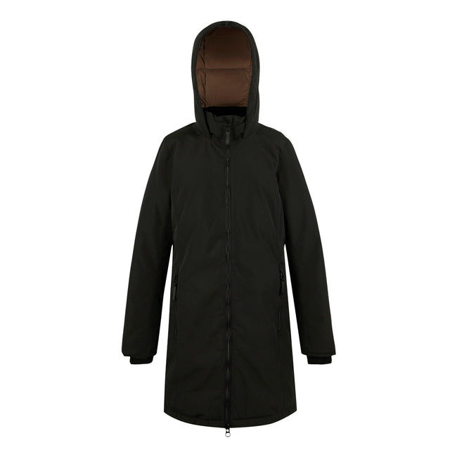 Black - Front - Regatta Womens-Ladies Marron Insulated Waterproof Jacket