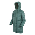 Spruce Green - Side - Regatta Childrens-Kids Embrie Quilted Padded Jacket