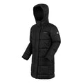 Black - Side - Regatta Childrens-Kids Embrie Quilted Padded Jacket