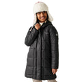 Black - Lifestyle - Regatta Childrens-Kids Embrie Quilted Padded Jacket