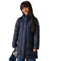 Navy - Lifestyle - Regatta Childrens-Kids Embrie Quilted Padded Jacket