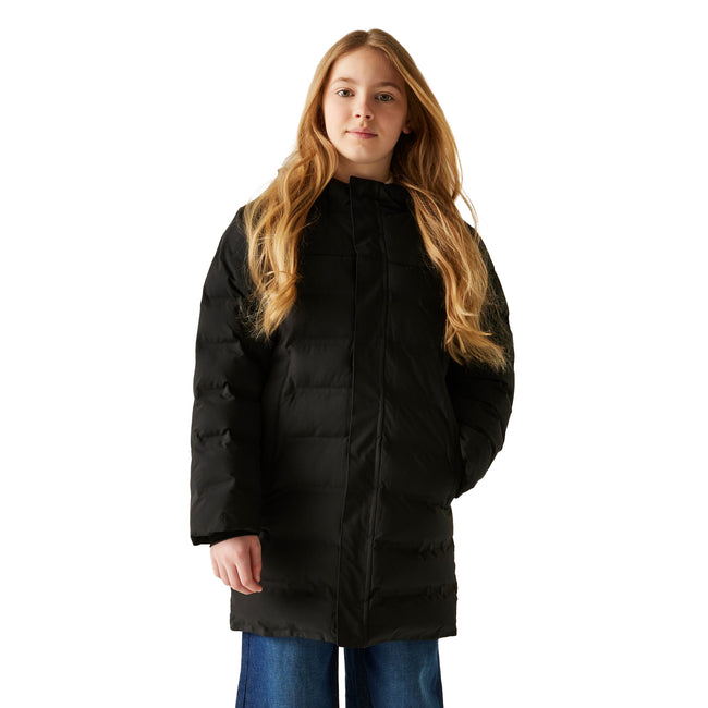 Black - Lifestyle - Dare 2B Childrens-Kids Wander Padded Jacket
