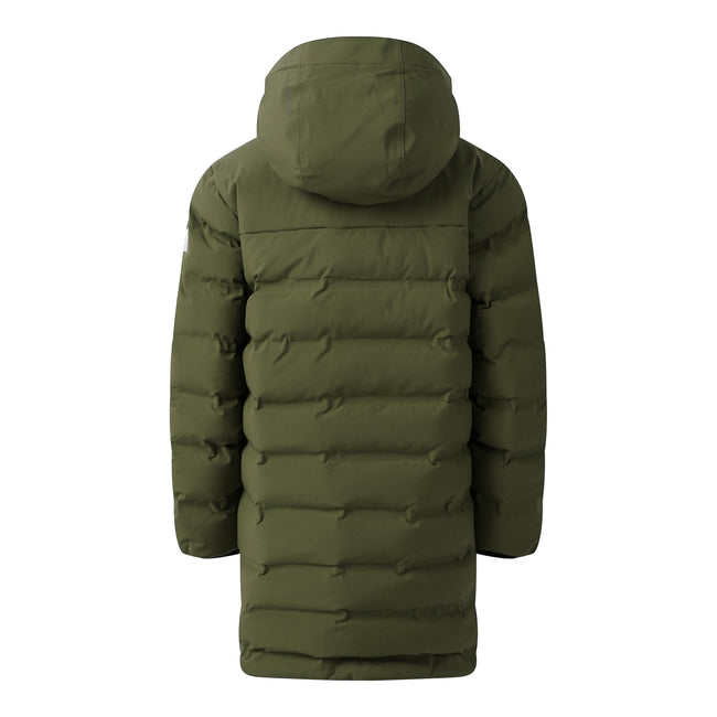 Dark Khaki - Back - Dare 2B Childrens-Kids Wander Padded Jacket
