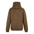 Nut Brown-Black - Back - Regatta Mens Rigain Padded Jacket