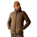 Nut Brown-Black - Lifestyle - Regatta Mens Rigain Padded Jacket