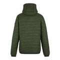 Olive Night-Black - Back - Regatta Mens Rigain Padded Jacket