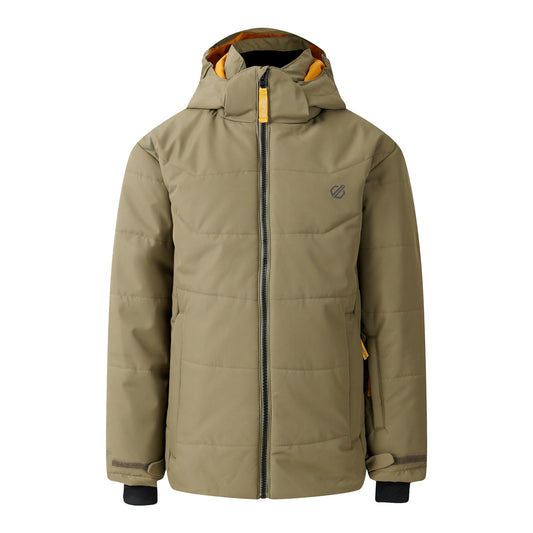 Martini Olive - Front - Dare 2B Childrens-Kids Explore Ski Jacket
