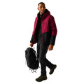 Dark Maroon-Black - Lifestyle - Regatta Mens Highton Stretch Padded Jacket