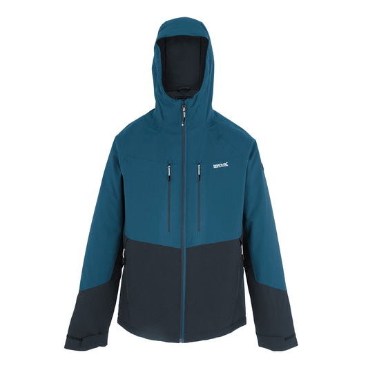 Moonlight Denim-Navy - Front - Regatta Mens Highton Stretch Padded Jacket