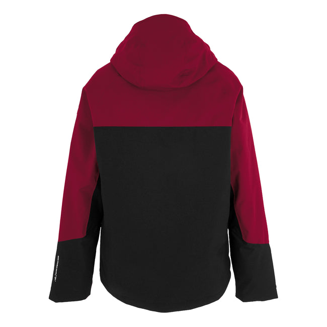 Dark Maroon-Black - Back - Regatta Mens Highton Stretch Padded Jacket