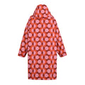 Red-Burnt Henna - Back - Regatta Childrens-Kids Orla Kiely Spotted Changing Robe
