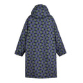 Blue-Dark Olive - Back - Regatta Childrens-Kids Orla Kiely Spotted Changing Robe