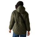 Dark Khaki - Pack Shot - Regatta Womens-Ladies Ivey Quilted Jacket