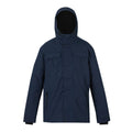 Navy-Black - Front - Regatta Mens Eamont Insulated Waterproof Jacket