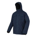 Navy-Black - Side - Regatta Mens Eamont Insulated Waterproof Jacket