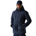 Navy Blue - Lifestyle - Regatta Mens Marron Insulated Waterproof Jacket