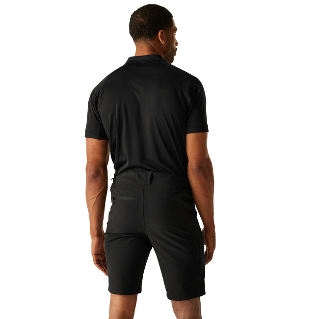 Black - Pack Shot - Regatta Mens Prolite Stretch Shorts