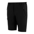 Black - Side - Regatta Mens Prolite Stretch Shorts