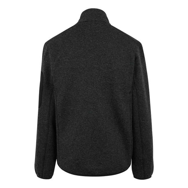 Black-Gold - Back - Regatta Mens Newhill Marl Full Zip Fleece Jacket